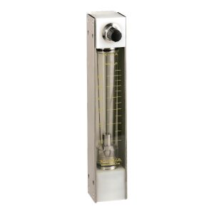 KR - Rotametr tworzywowy z zaworem dla gazów i cieczy, wody i powietrza